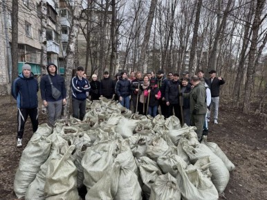 Череда субботников началась в Биробиджане