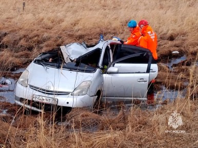 Смертельное ДТП в ЕАО: водитель погиб, пассажирку доставили в больницу