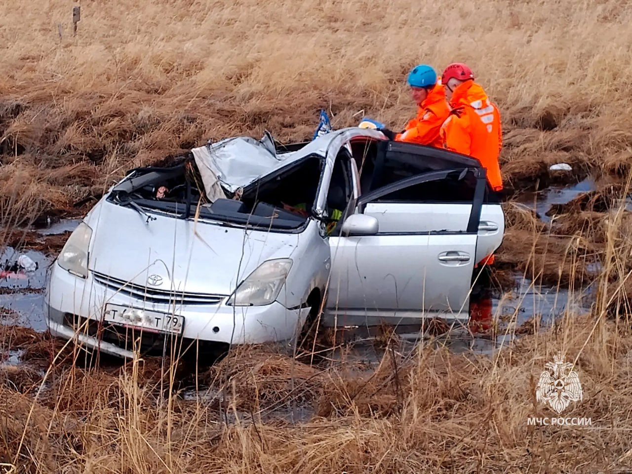 Смертельное ДТП в ЕАО: водитель погиб, пассажирку доставили в больницу