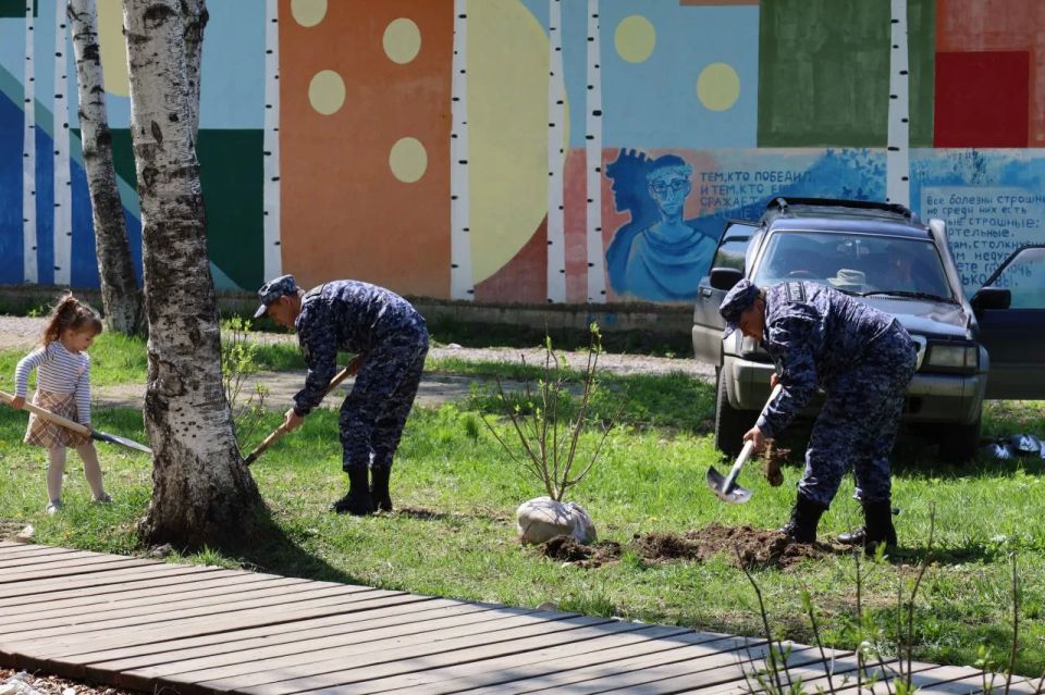 «Нить поколений» продолжается: в Биробиджане высадили сирень у станции скорой помощи «Нить поколений» продолжается: в Биробиджане высадили сирень у станции скорой помощи