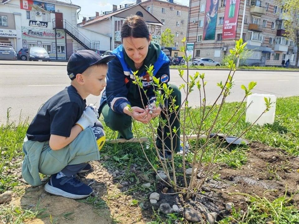 "Нить поколений"(0+) продолжается: сотрудники ТЭЦ Биробиджана высадили сирень памяти "Нить поколений"(0+) продолжается: сотрудники ТЭЦ Биробиджана высадили сирень памяти