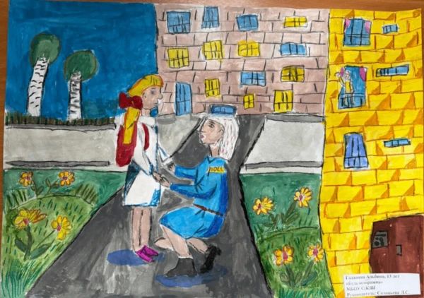 Биробиджанские транспортные полицейские провели творческий конкурс для школьников