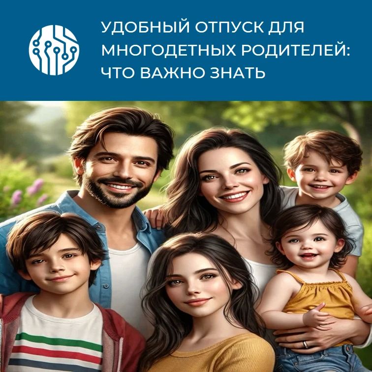Многодетные родители имеют право выбирать удобное время для отпуска