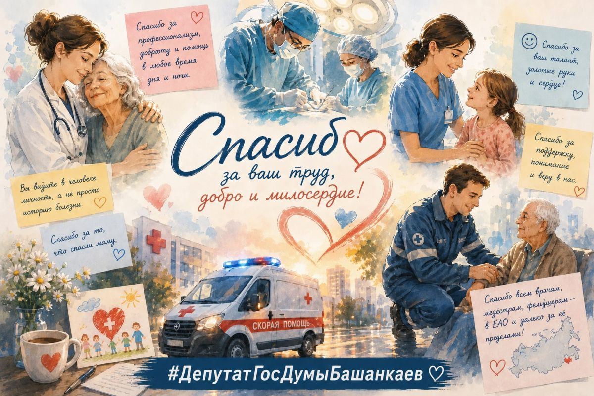 Сотни жителей ЕАО сказали «спасибо» своим врачам и медсёстрам