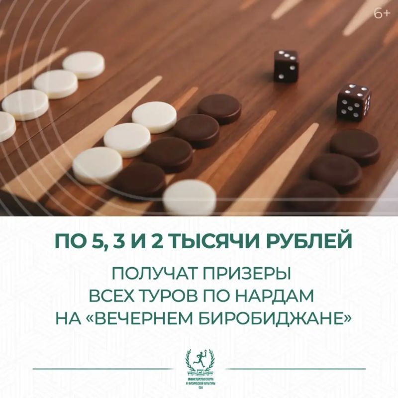 В Биробиджане стартует открытый турнир по нардам