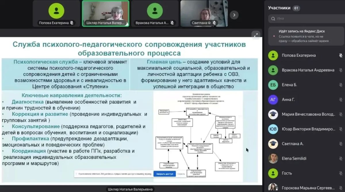 Центр «Ступени» представил опыт сопровождения обучающихся с ОВЗ на федеральном уровне Центр «Ступени» представил опыт сопровождения обучающихся с ОВЗ на федеральном уровне