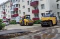 Продолжаются дорожные работы на улицах Волочаевской и Миллера в Биробиджане