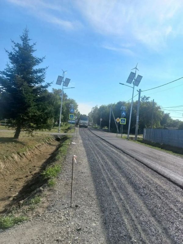 В селе Партизанское ЕАО начался ремонт дороги В селе Партизанское ЕАО начался ремонт дороги