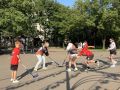 Воспитанники Спортивной школы ЕАО провели мастер-класс по флорболу в центре Биробиджана
