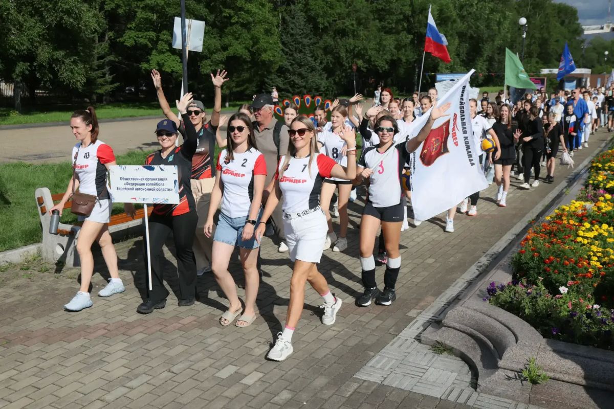 Мария Костюк: День физкультурника отметили в Биробиджане масштабным спортивным праздником Мария Костюк: День физкультурника отметили в Биробиджане масштабным спортивным праздником