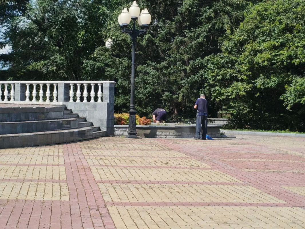 На Театральной площади Биробиджана начались активные работы по благоустройству На Театральной площади Биробиджана начались активные работы по благоустройству
