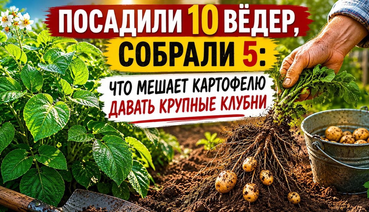 Почему картофель не радует большим урожаем: основные причины и советы