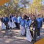 Сотрудники департамента приняли участие в мероприятии по санитарной очистке водоохранной зоны реки Бира в районе ул. Невской, приуроченном к Общероссийской акции по уборке от мусора водоемов и их берегов «Вода России»