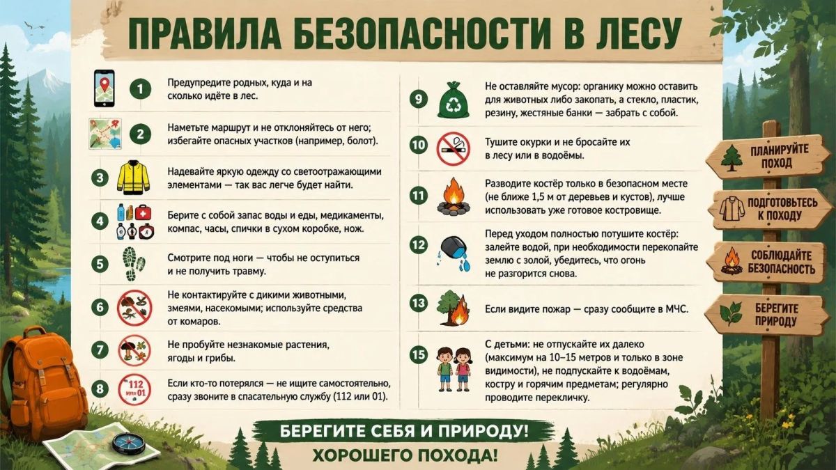 Лес как храм: этика и безопасность при общении с природой Лес как храм: этика и безопасность при общении с природой