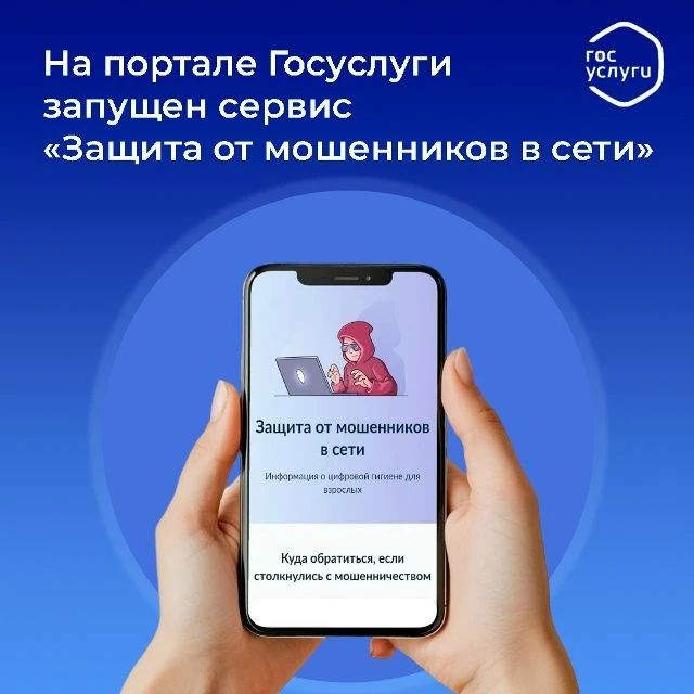 На Госуслугах появился сервис «Защита от мошенников в сети»