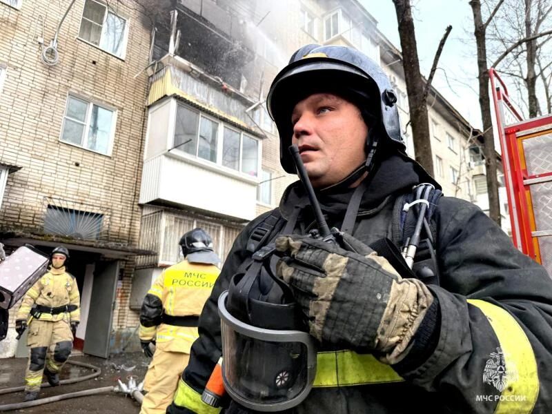 Названа причина пожара в пятиэтажке по ул. Пионерской в Биробиджане Названа причина пожара в пятиэтажке по ул. Пионерской в Биробиджане